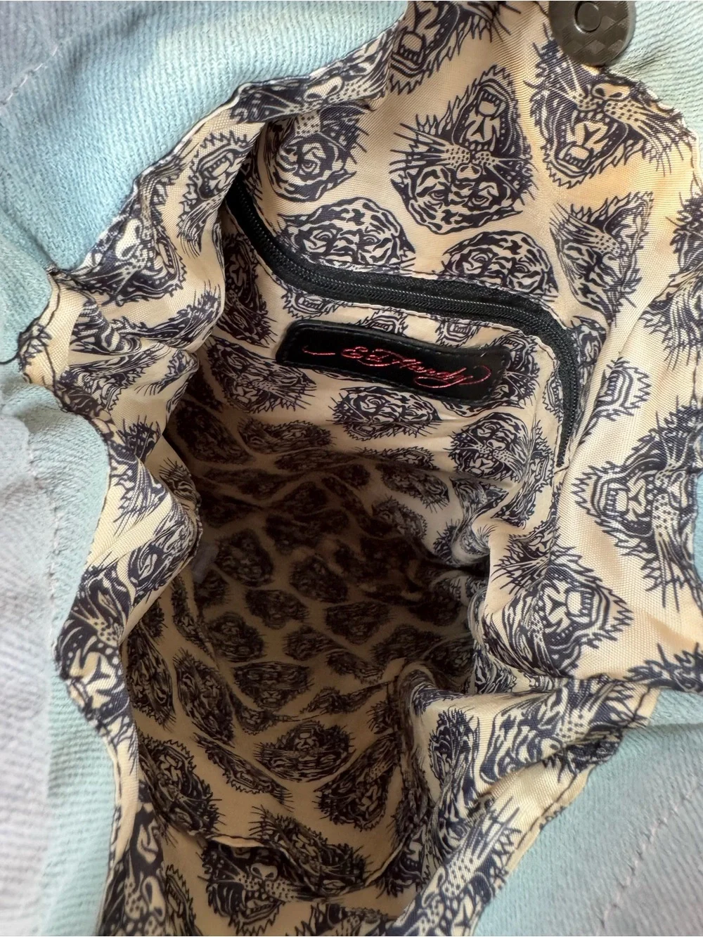 NWT Ed Hardy Love Kills Slowly Canvas Ombré Backpack